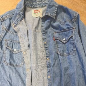 Levis Denim Button Up Shirt
